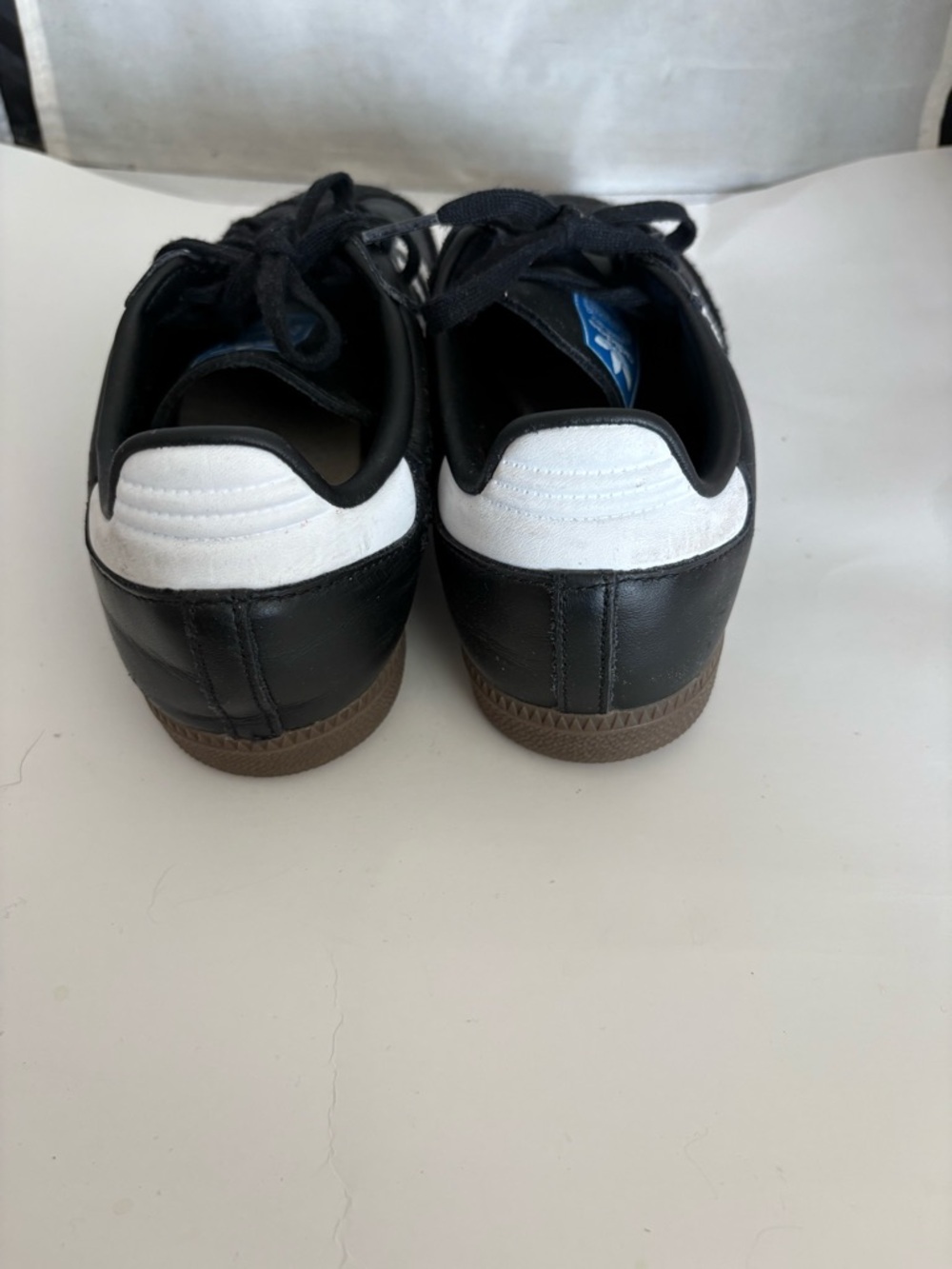 Adidas Black Samba Sneakers with White Stripes 5.5 - Picture 5 of 8